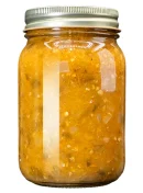 Back view of our Chimi Changa (Medium) Salsa from The Peanut Patch.