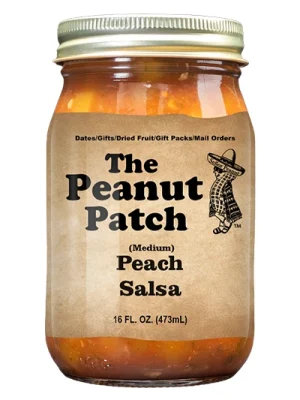 Peach Salsa Medium from The Peanut Patch.